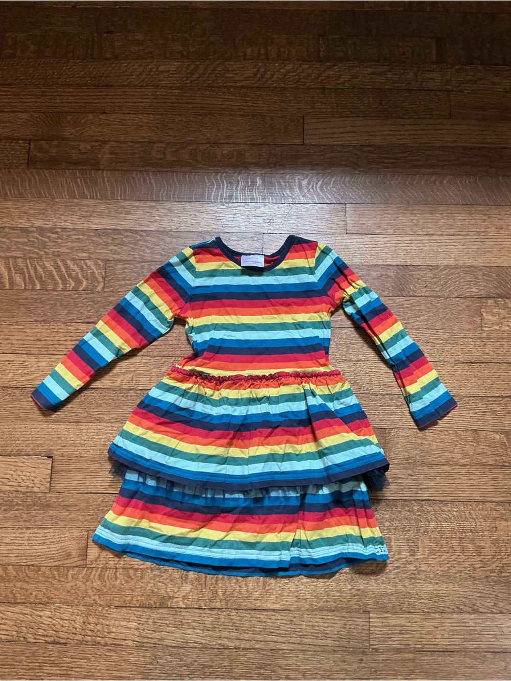 Hannah Andersson rainbow dress 5T